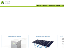 Tablet Screenshot of ecozensolutions.com